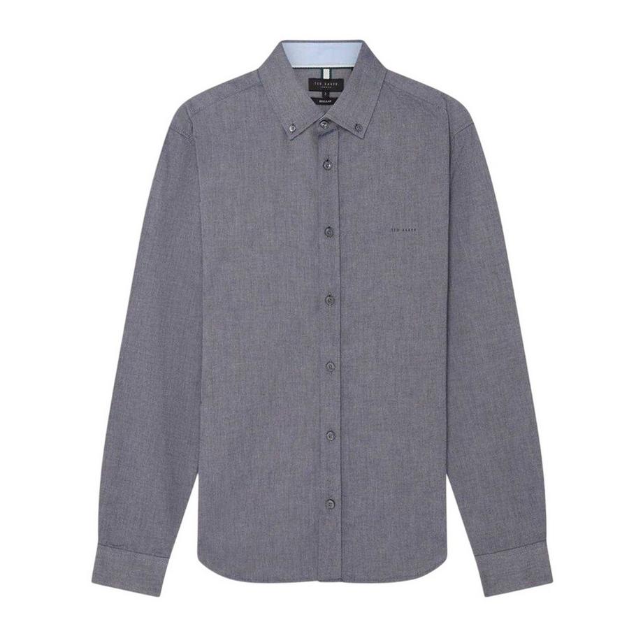 Camicia Button Down Regolare Oxford Manica Lunga