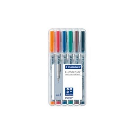 STAEDTLER STAEDTLER Lumocolor non-perm. S 311-WP6 6 Farben assortiert  
