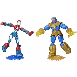 Avengers Bend & Flex Iron Patriot vs. Thanos (15cm)
