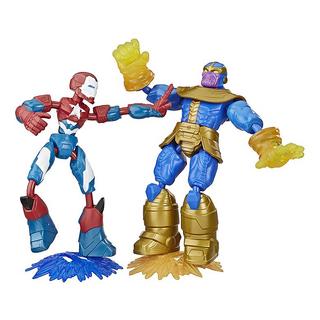 Hasbro  Avengers Bend & Flex Iron Patriot vs. Thanos (15cm) 