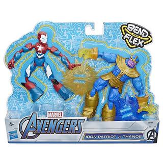 Hasbro  Avengers Bend & Flex Iron Patriot vs. Thanos (15cm) 