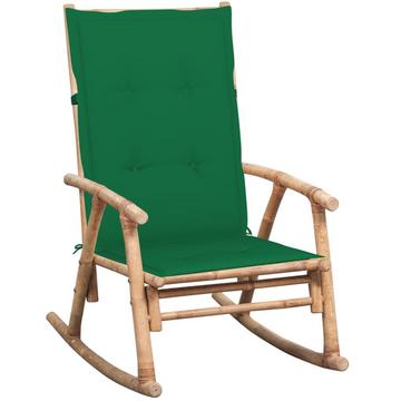 Chaise à bascule bambou