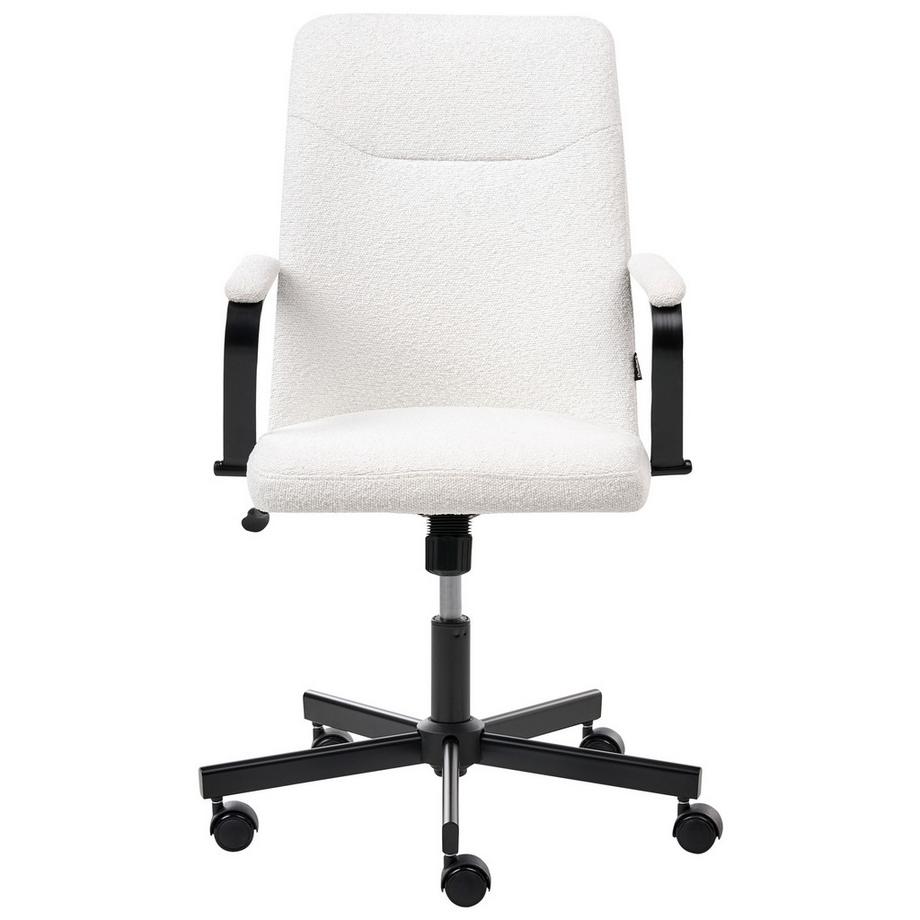 Beliani Chaise de bureau en Bouclé  CAROGA  