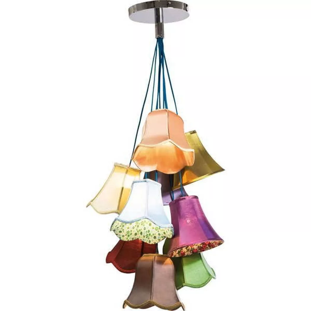 KARE Design – Hängeleuchte Saloon Flowers 9, One Size, Multicolor