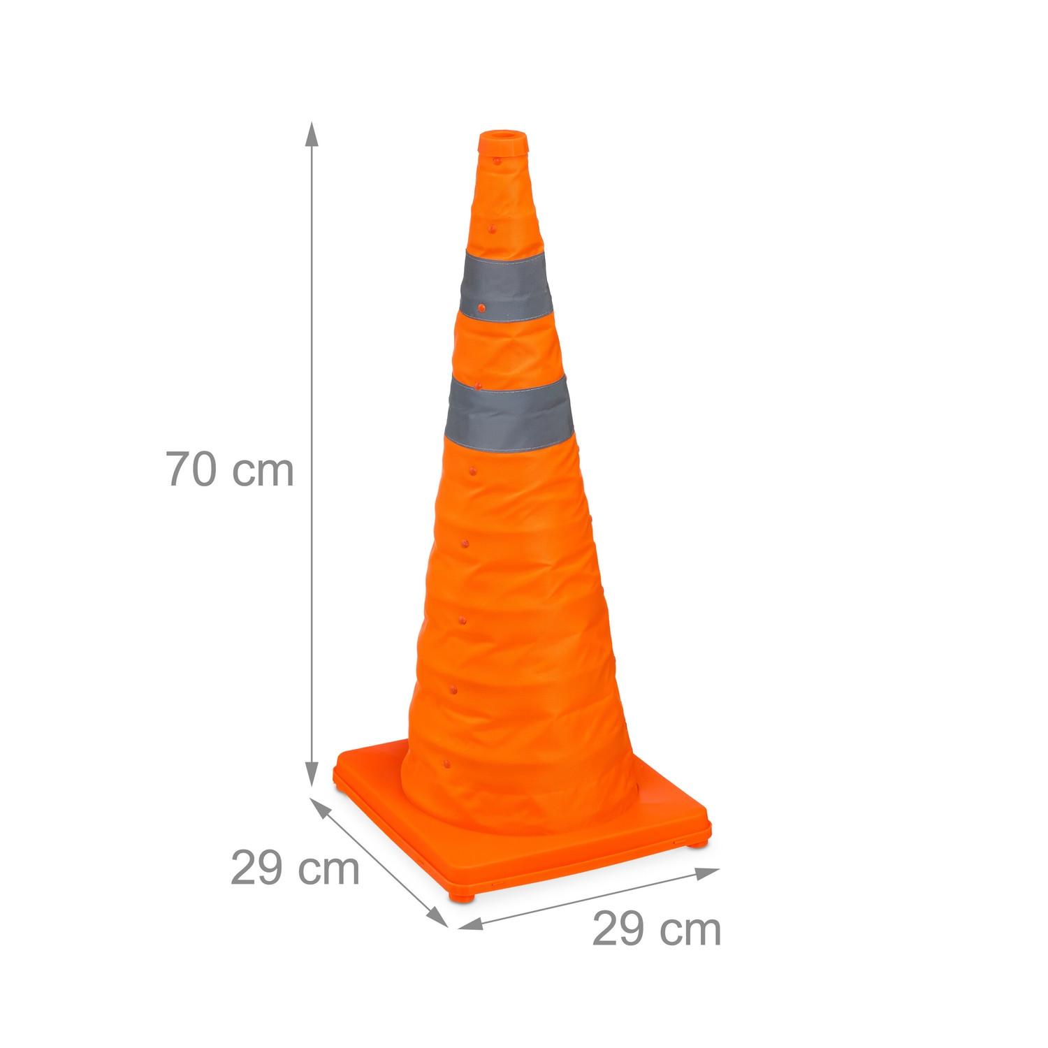 Northix Pylônes pliables 70 cm en pack de 2  