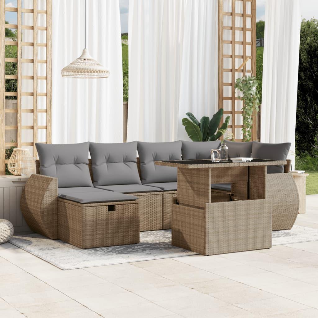 VidaXL Garten sofagarnitur poly-rattan  