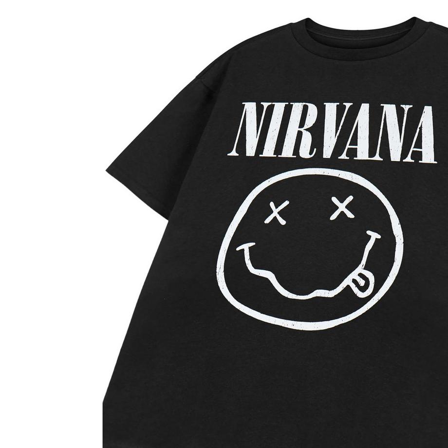 Nirvana  Maglietta Logo Maniche Corte 