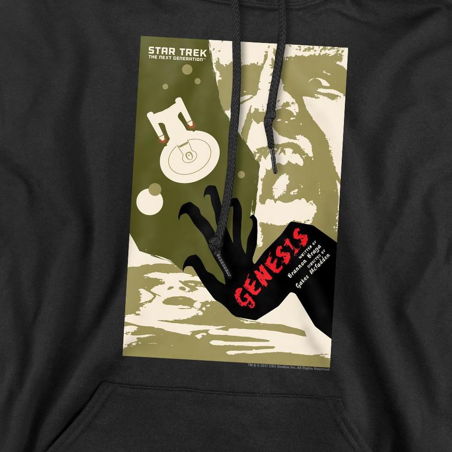 Star Trek The Next Generation Season 7 Episode 19 Felpa con cappuccio  