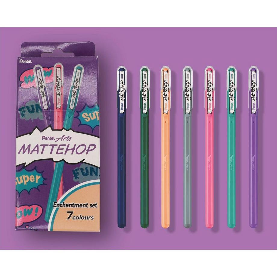 Pentel Stylo gel Mattehop Enchantment  