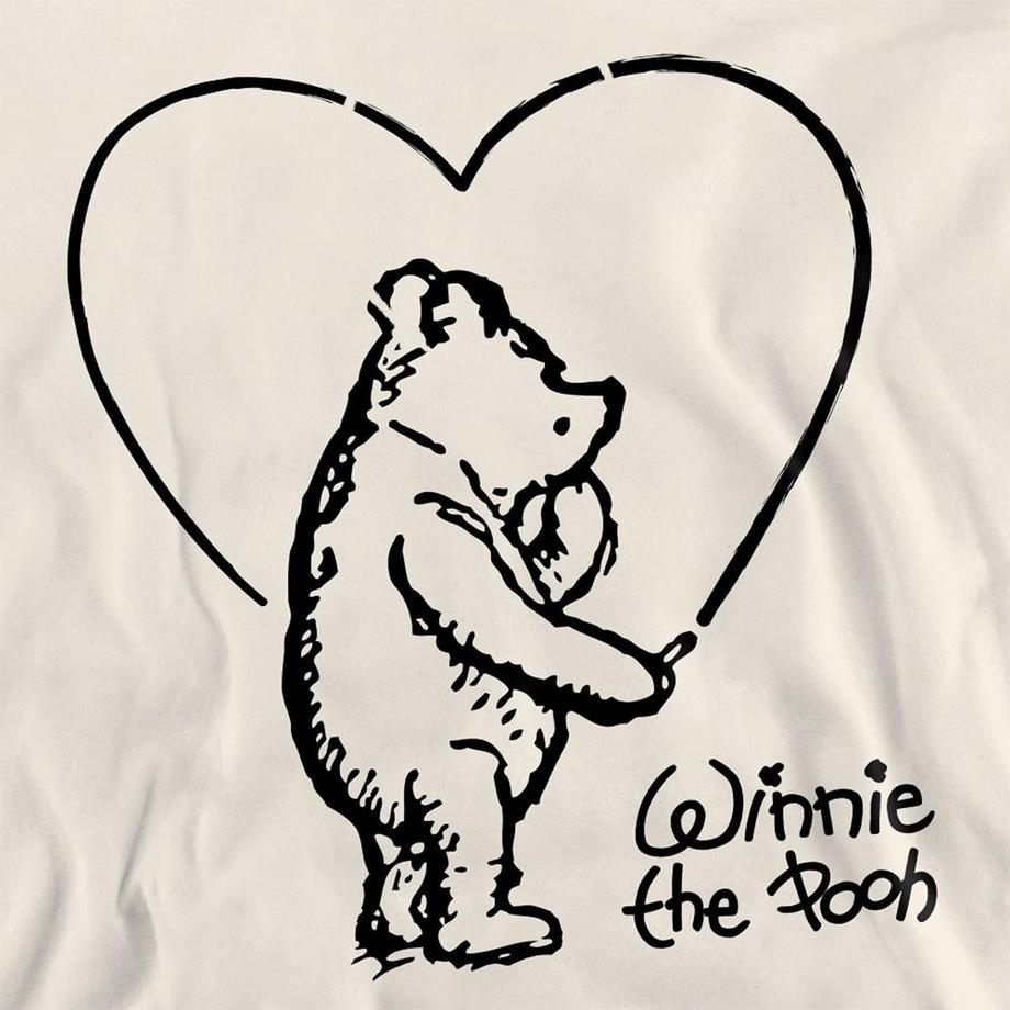 Winnie the Pooh Classic Sweatshirt mit Herzdruck  