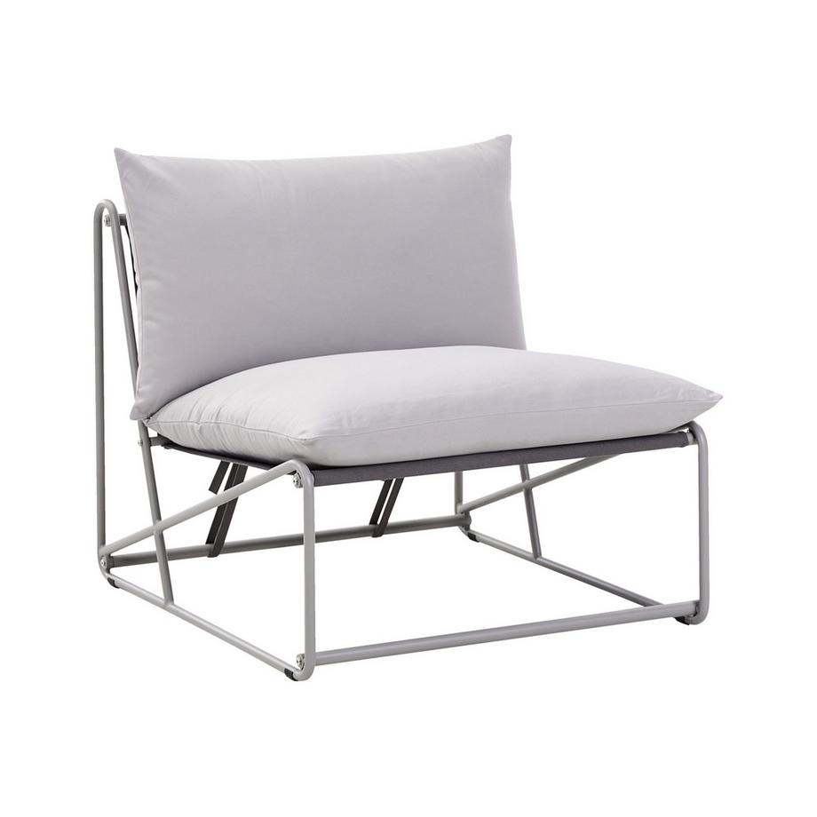 Stuhl mit Sitzkissen aus Stahl Industriell PICO