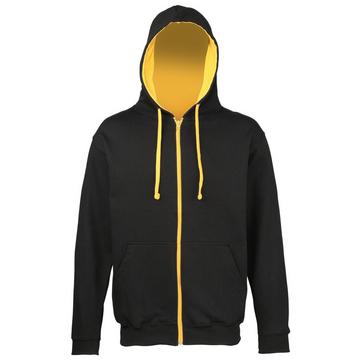 Sweatshirt à capuche et fermeture zippée