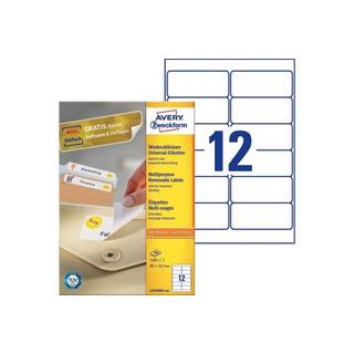 Avery-Zweckform AVERY ZWECKFORM Universaletiketten 99,1x42,3mm, 1200St.  