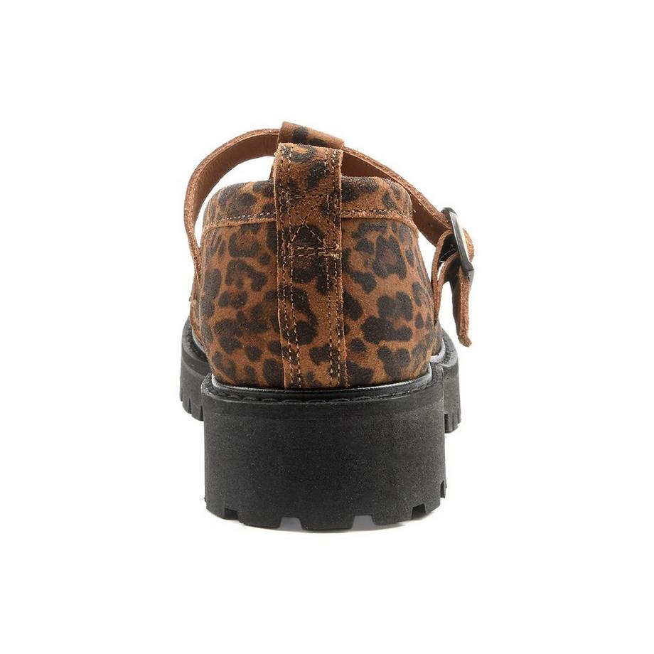 Maison Toufet Andrea Leopard Print Mary Jane Loafers  