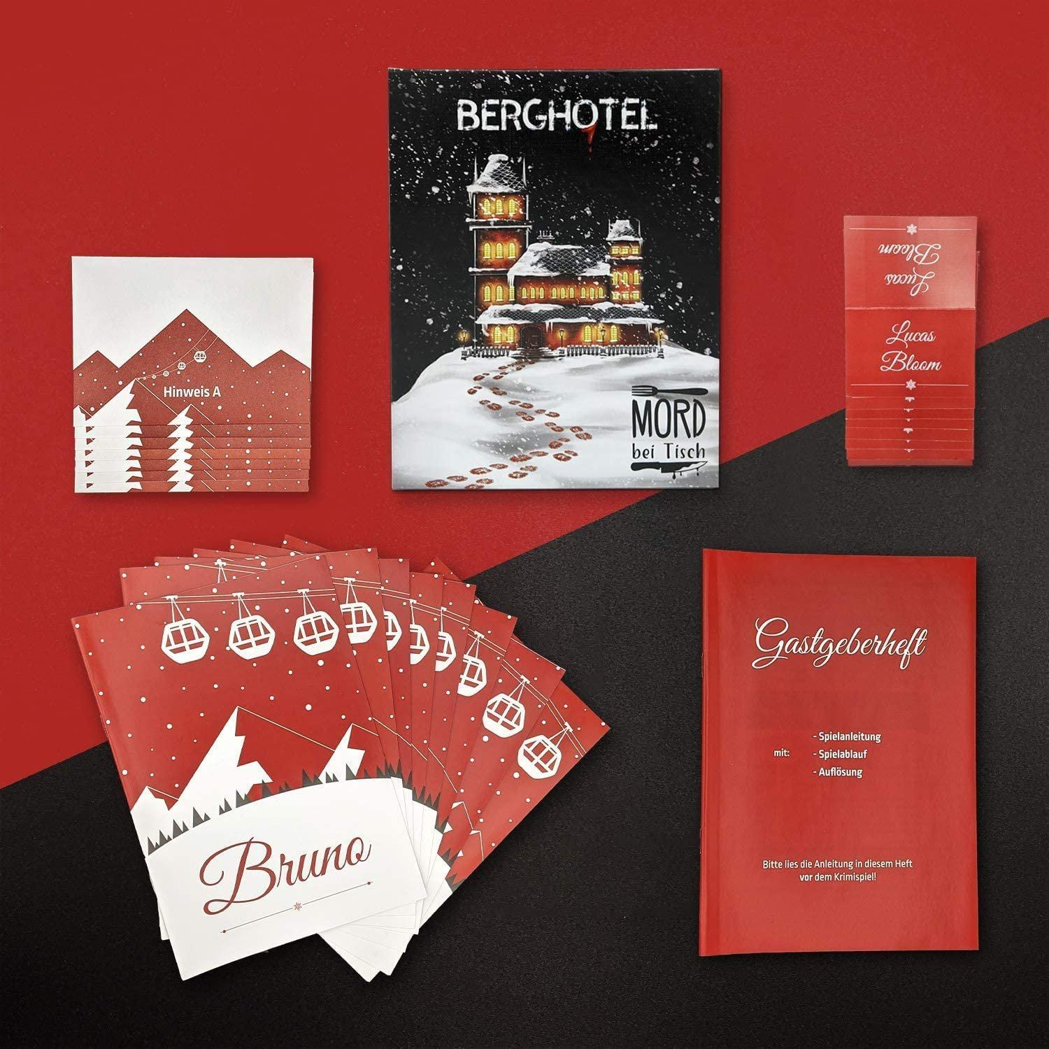 Mord bei Tisch  Krimidinner für Zuhause - Der Berghotel Fall 
