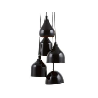 Beliani Lampe suspension en Métal Moderne SAVIO  