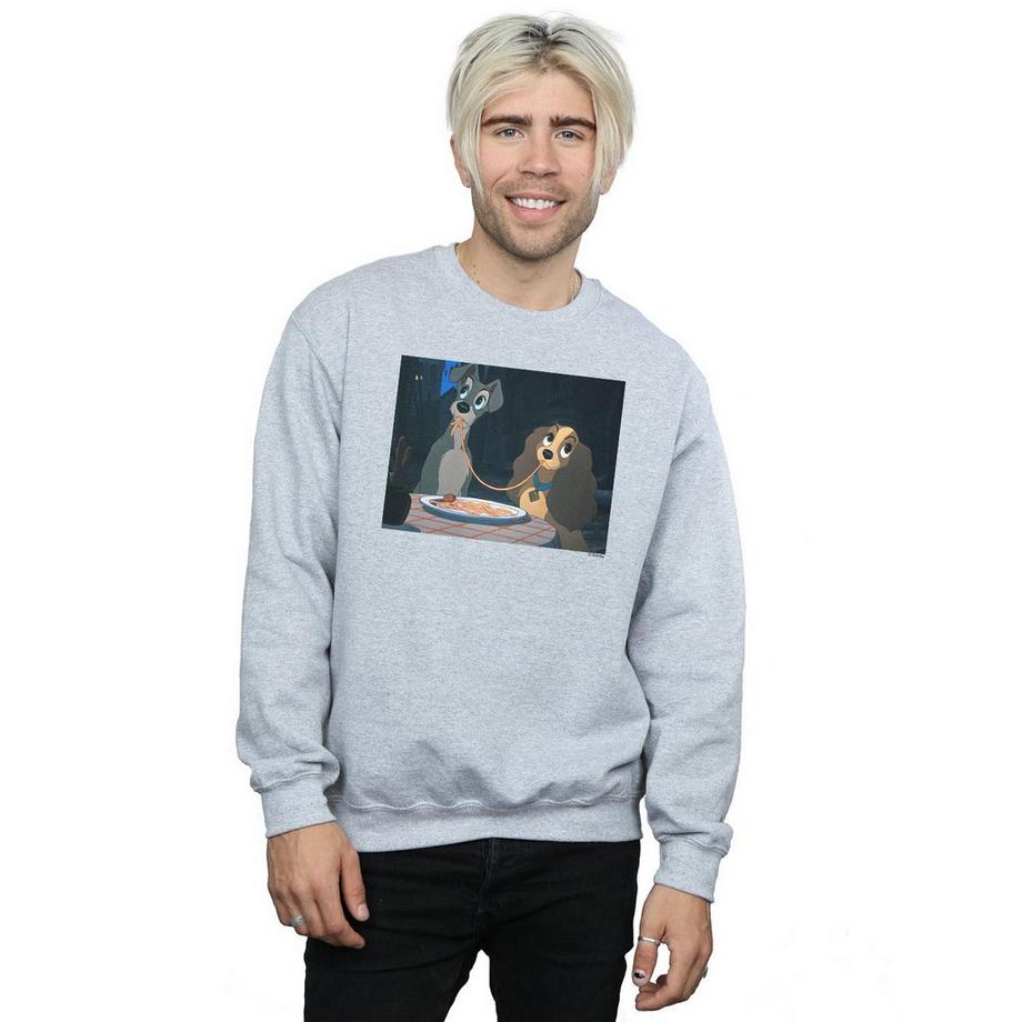 Disney Lady And The Tramp Spaghetti Slurp Sweatshirt  