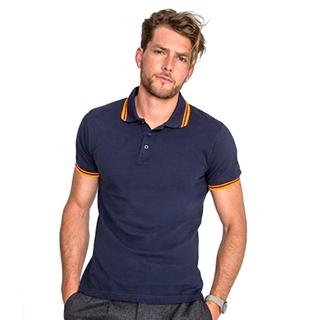 SOLS  Pasadena Tipped Kurzarm Pique Polo 