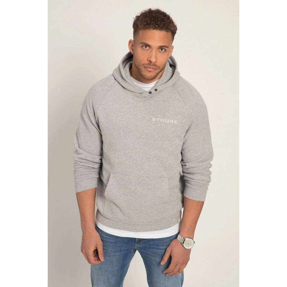 Sthuge Melange Sweat Hoodie Brustprint  