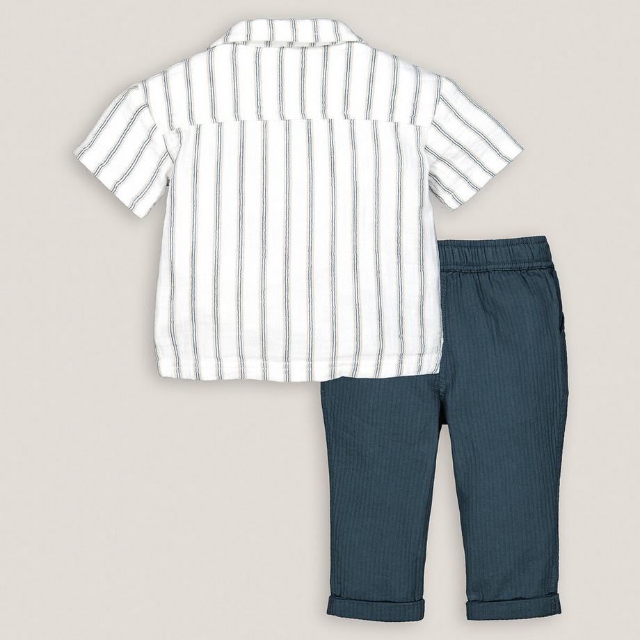 La Redoute Collections  Ensemble 2 pièces chemise et pantalon 