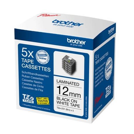 PTOUCH  P-Touch 12mm black white 