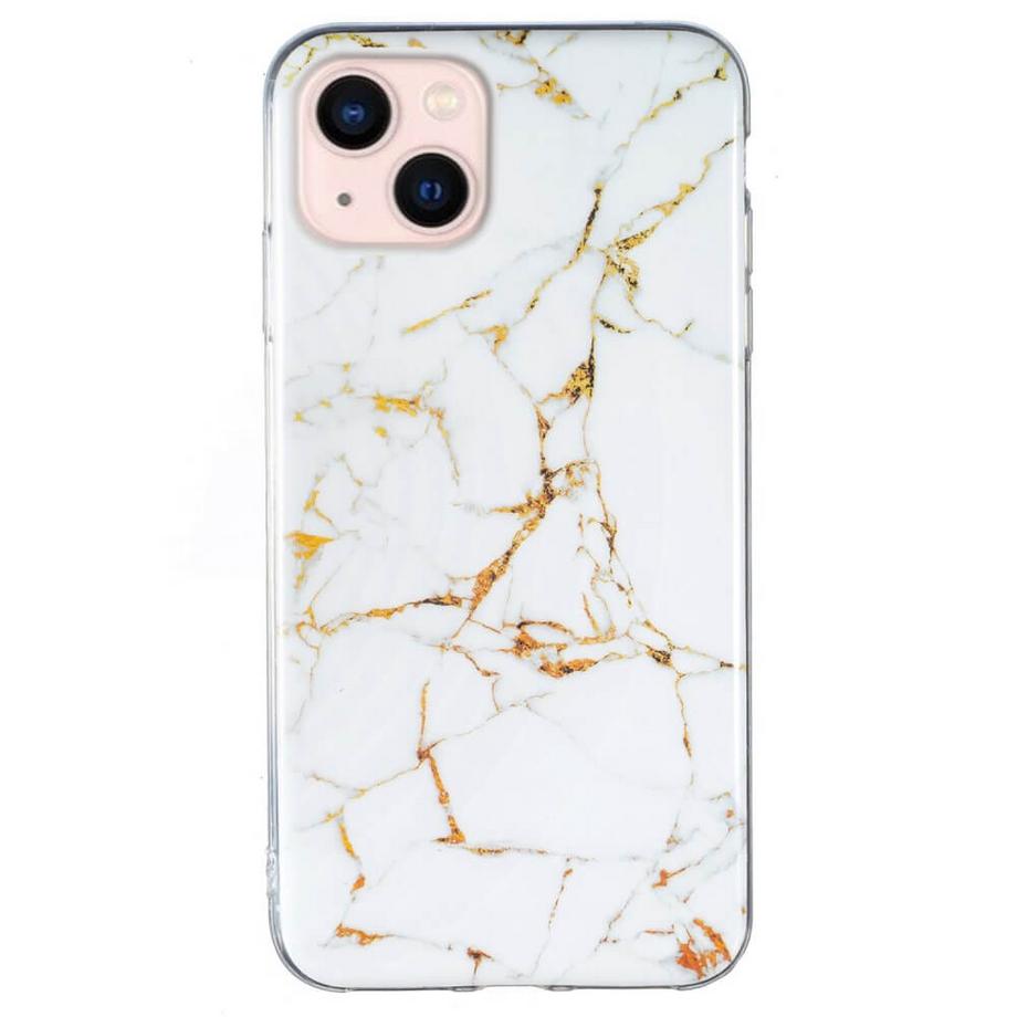 iPhone 15 Plus - Silikon Gummi Case Marble
