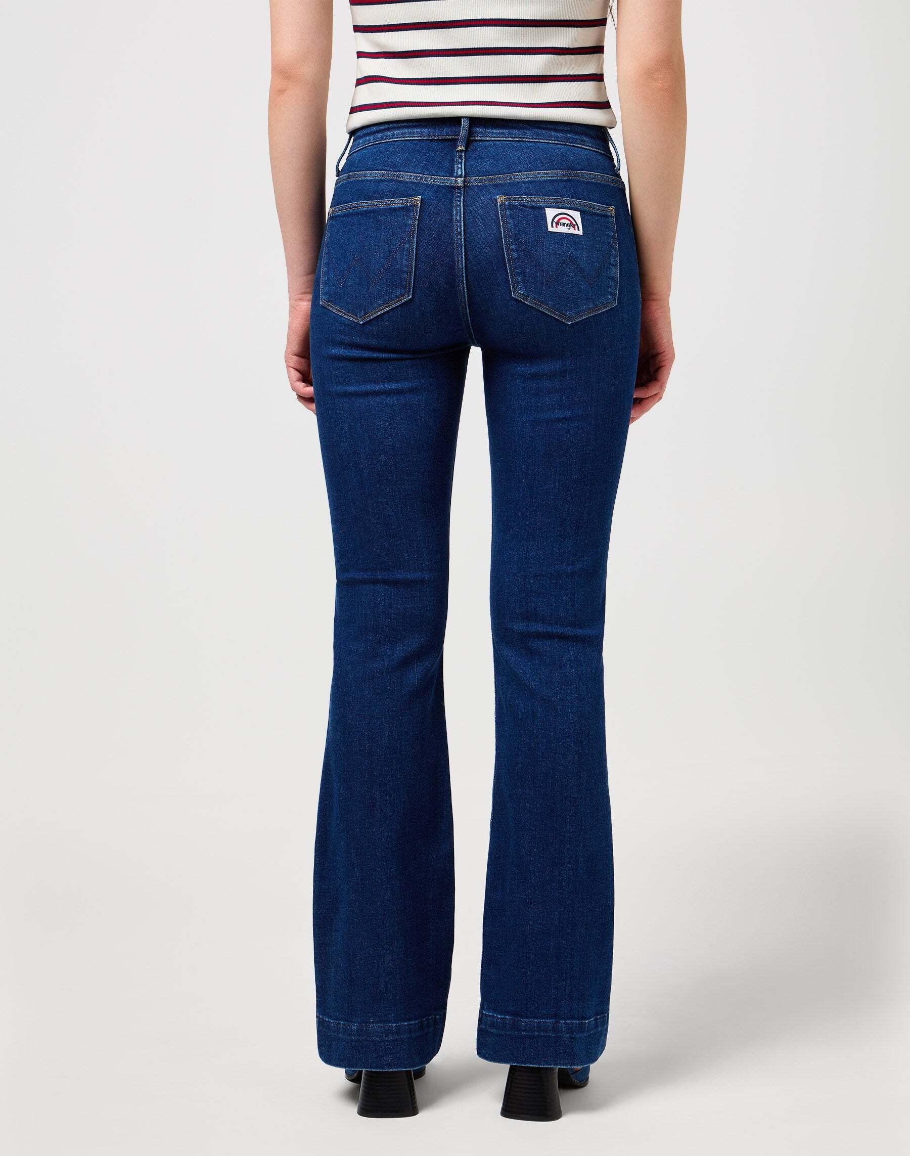 Wrangler Flare Mid Rise Jeans  