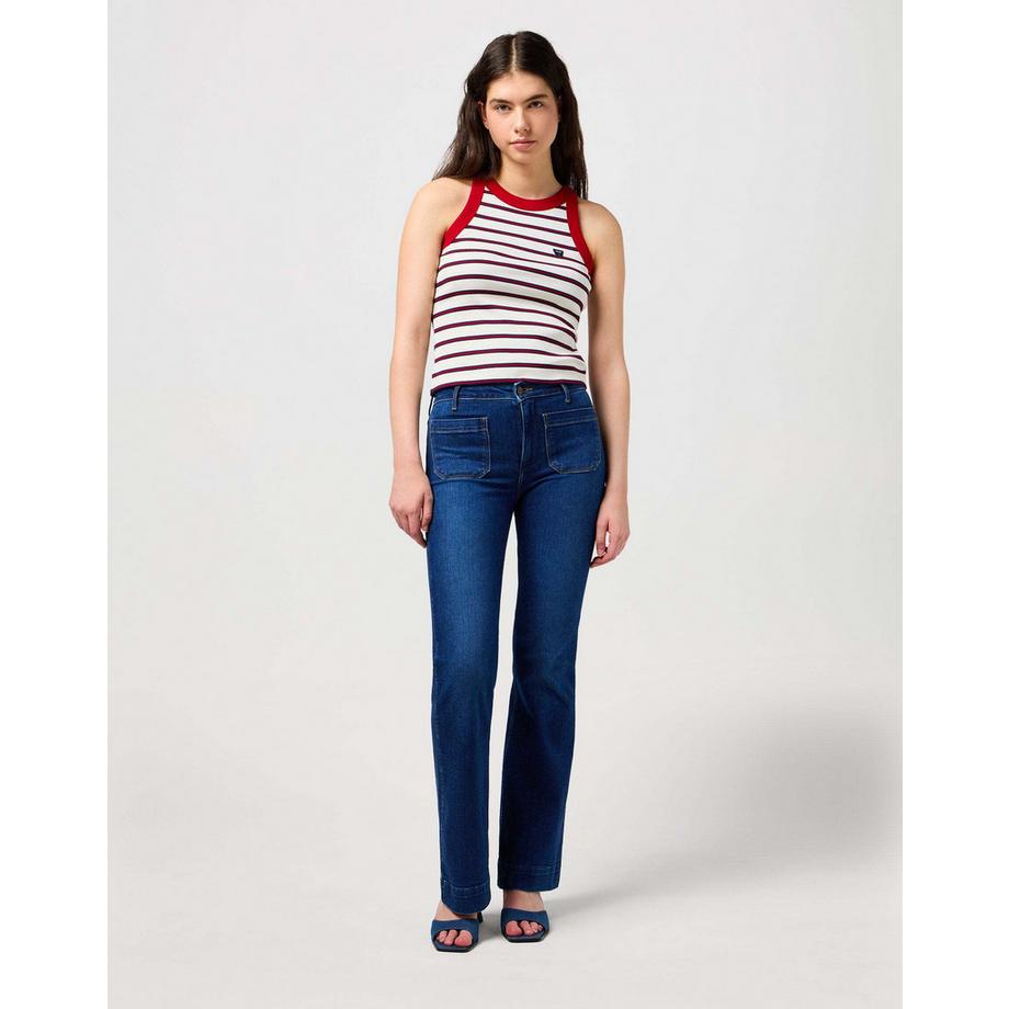 Wrangler Flare Mid Rise Jeans  