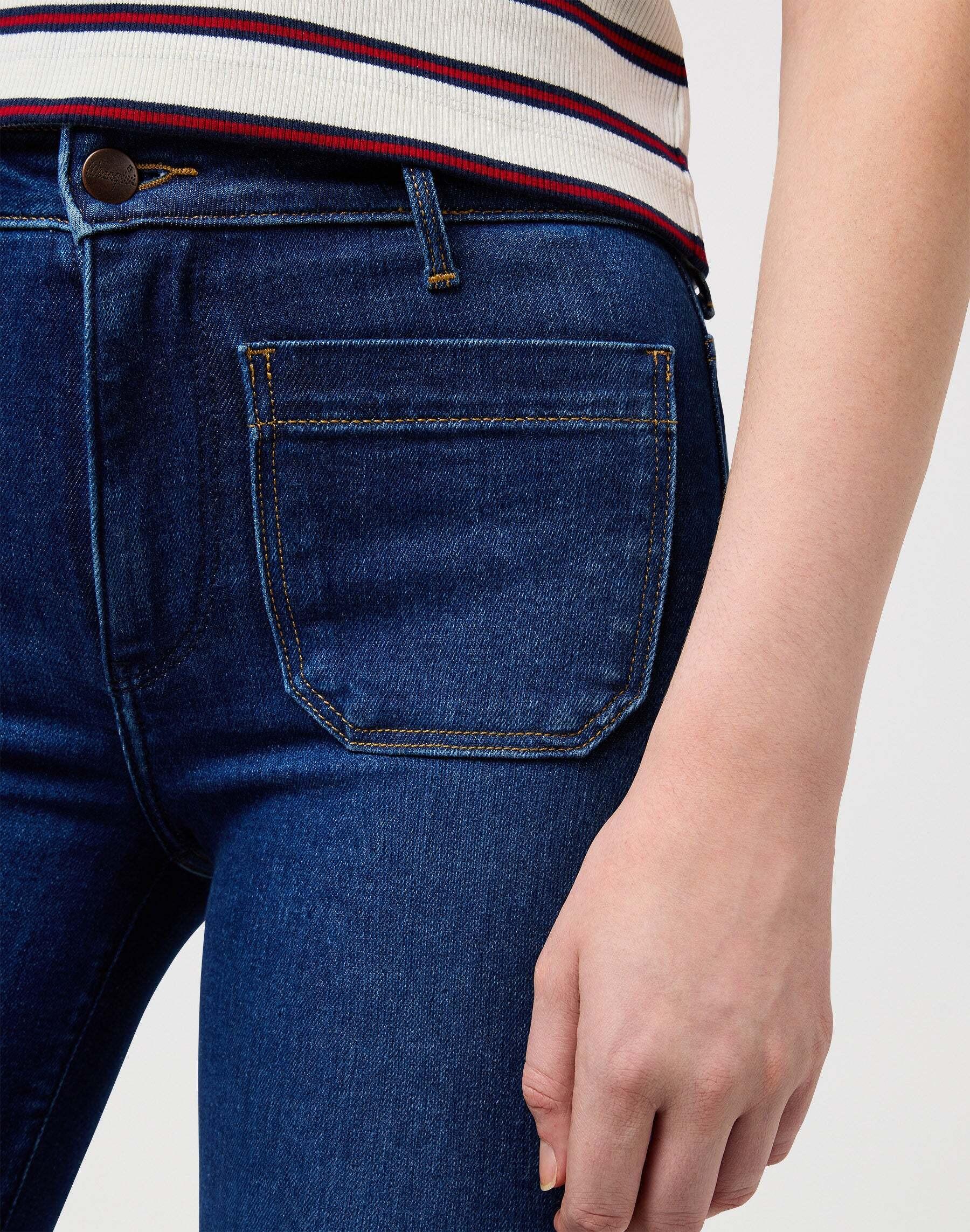 Wrangler Flare Mid Rise Jeans  