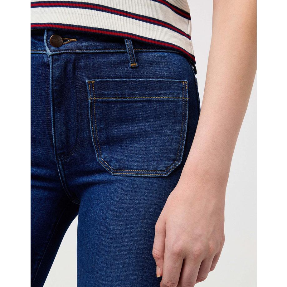 Wrangler Flare Mid Rise Jeans  