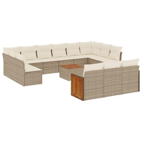 VidaXL Garten sofagarnitur poly-rattan  