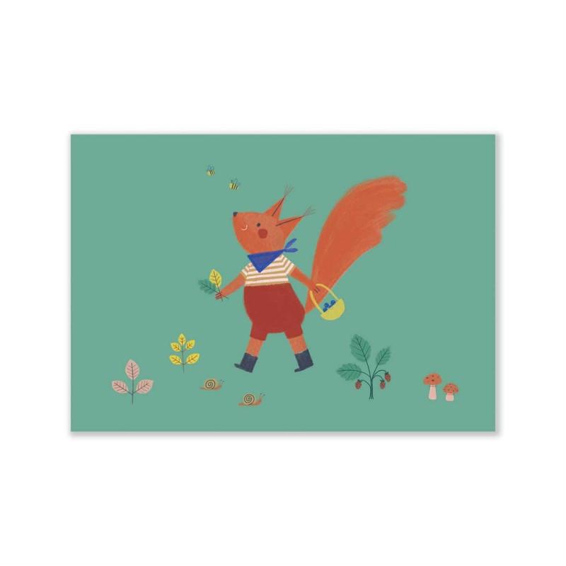 Moulin Roty Set von 3 Plakaten, Pomme des Bois  