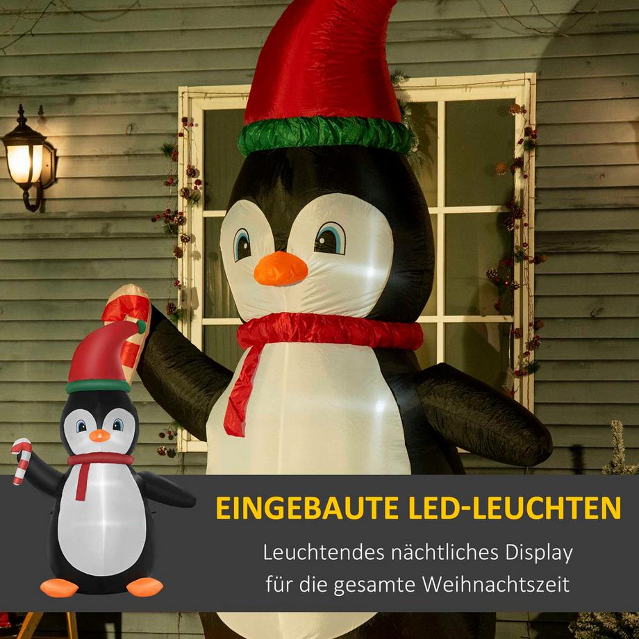 HOMCOM Aufblasbar Weihnachtsdeko  