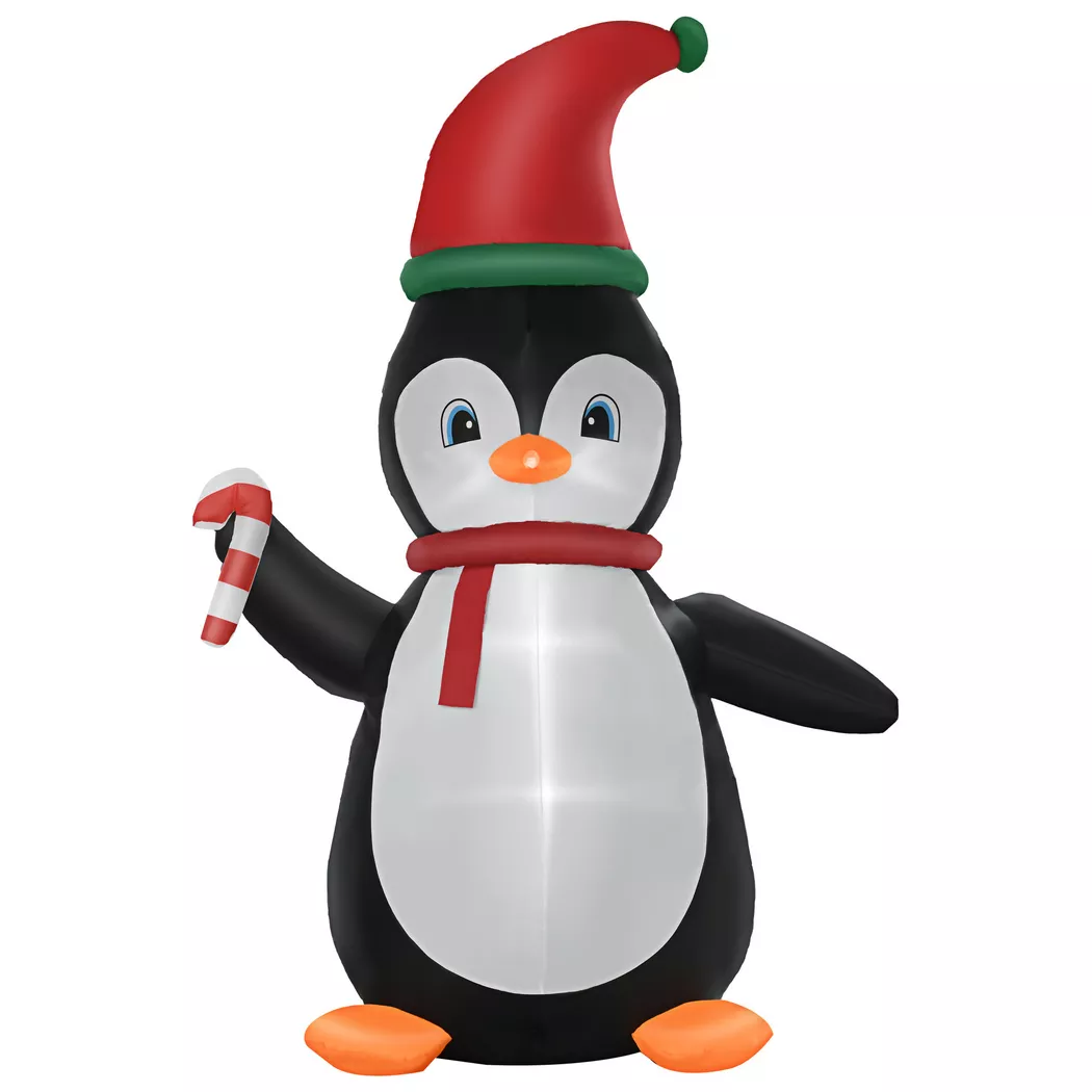 HOMCOM - Décorations de Noël gonflables, One Size, Multicolor