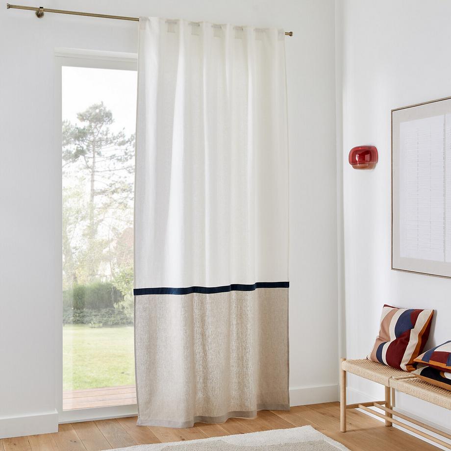 La Redoute Intérieurs Vorhang Onega x Velvet aus Leinen/Samt  