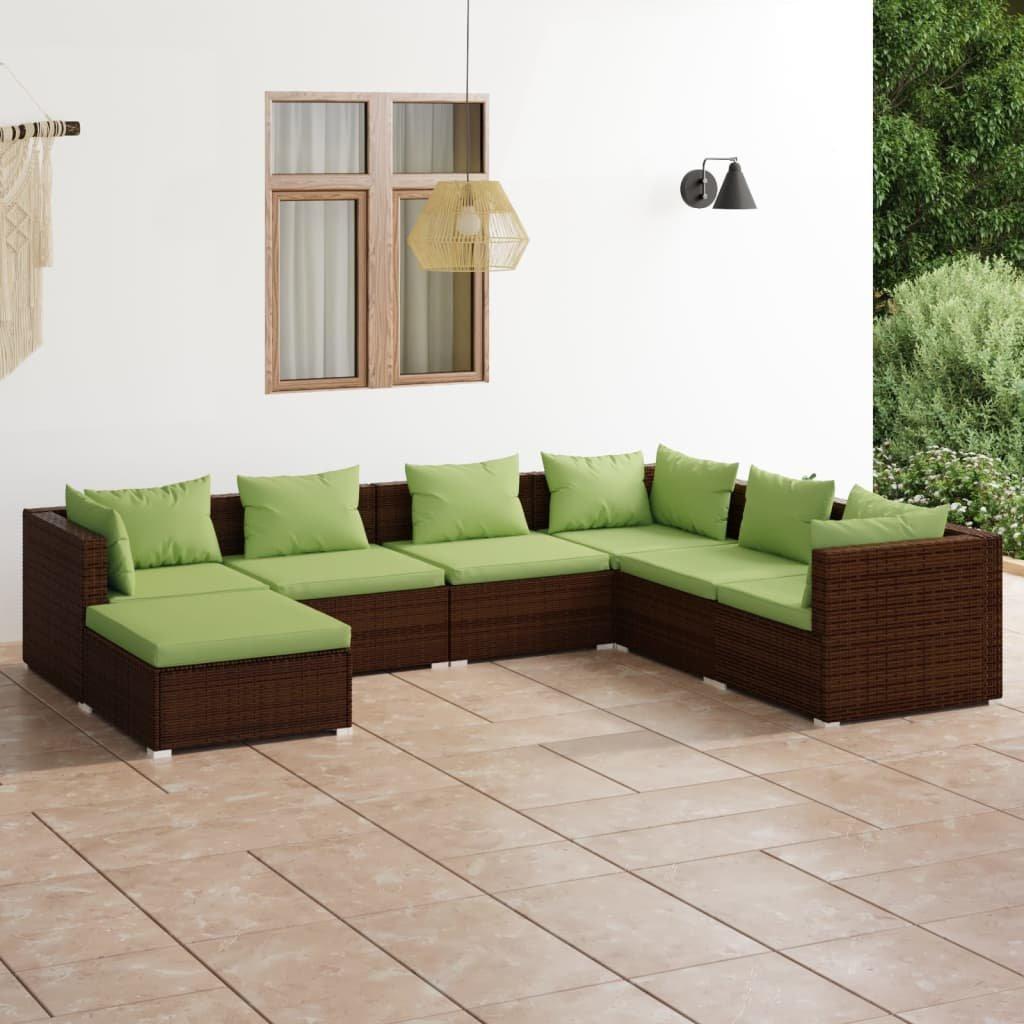 VidaXL Garten-lounge-set poly-rattan  