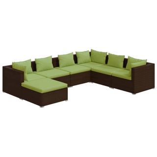 VidaXL Garten-lounge-set poly-rattan  