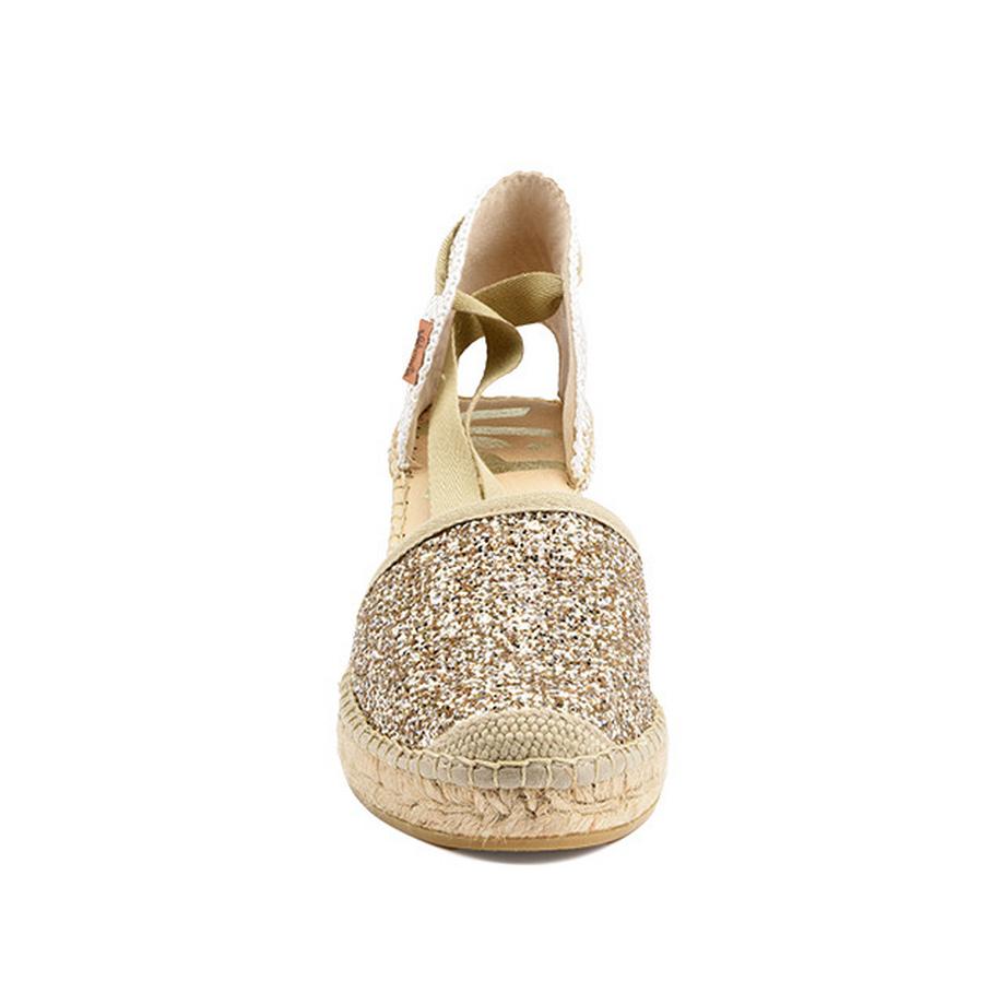 Vidorreta Clavel Glitter Espadrillas Sandali con Zeppa  