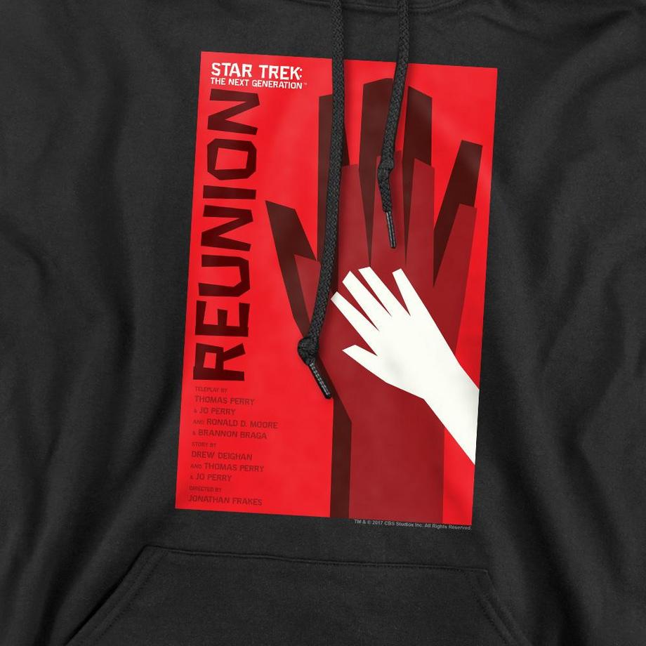 Star Trek The Next Generation Season 4 Episode 7 Felpa con cappuccio  