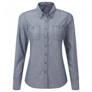 PREMIER  Chemise de soirée en chambray certifié biologique et équitable 