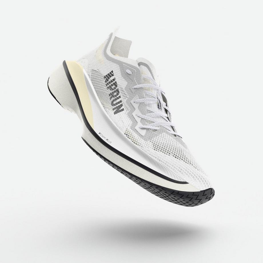 KIPRUN  Chaussures de running femme, Kiprun KD900x LD 2 blanc et jaune 