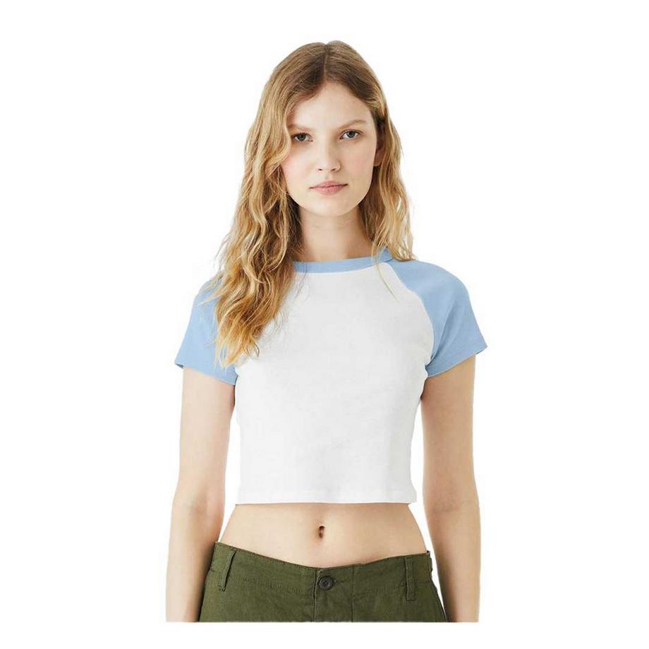 Bella + Canvas Maglietta Raglan Microfibra  