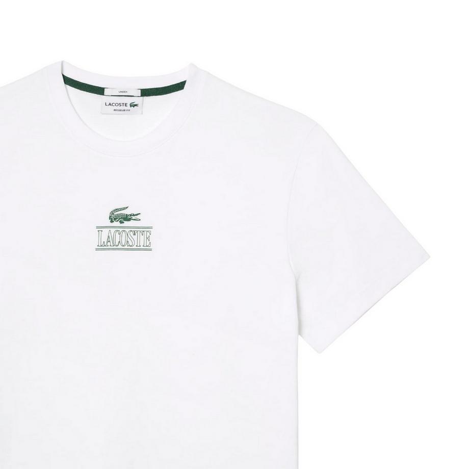 LACOSTE Regular Fit T-Shirt mit gesticktem Logo  