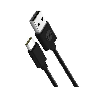 Câble USB vers USB-C 3A 1m Noir