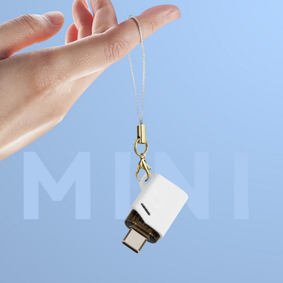 Avizar  Adaptateur OTG USB vers USB-C Blanc 