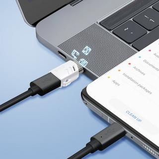 Avizar  Adattatore OTG USB verso USB-C bianco 