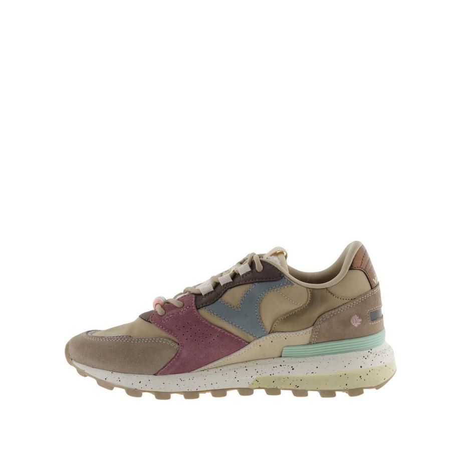 Victoria Sneakers Luna in nylon e camoscio  