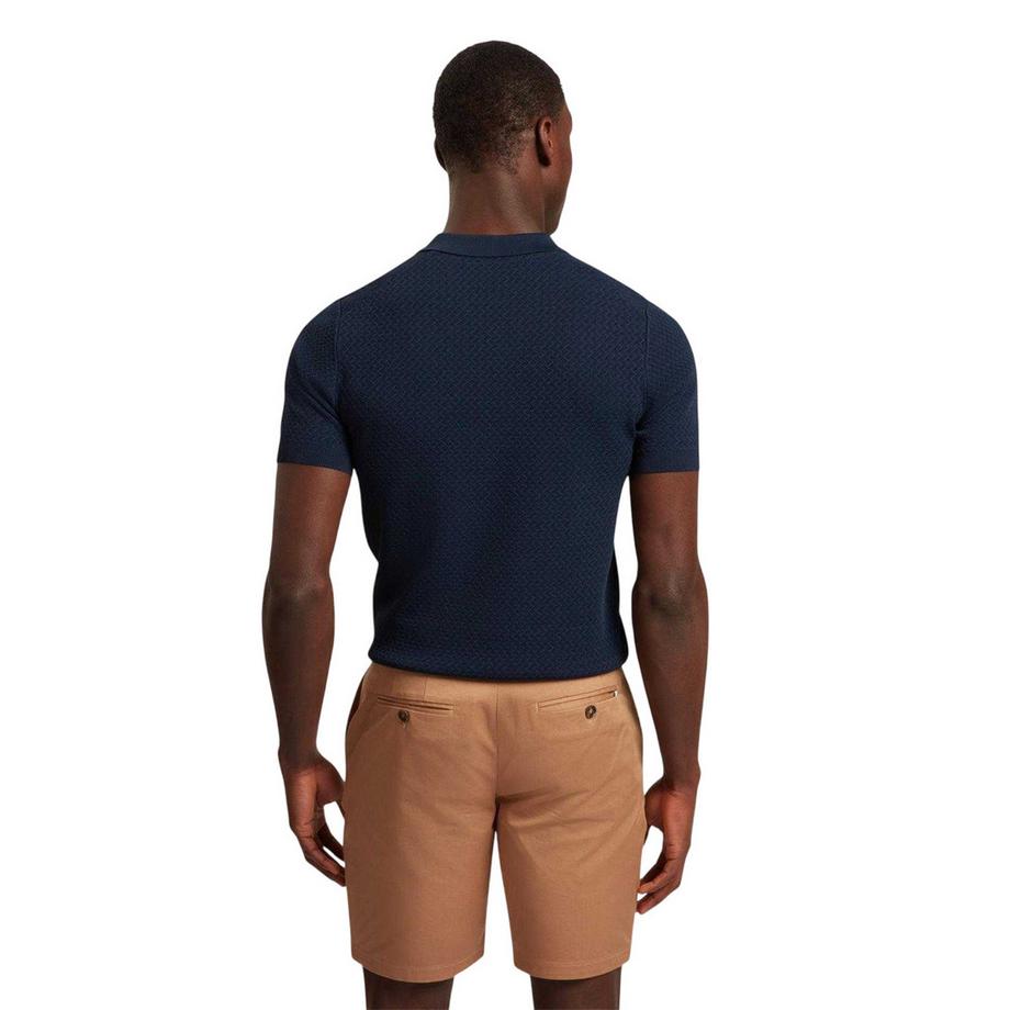 TED BAKER Polo Maglia Motivo Zig Zag  