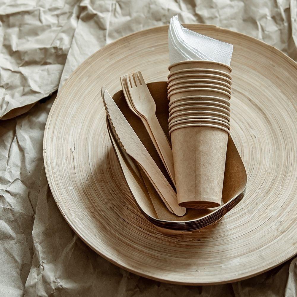 Furber Einweg-Messer 20 Stück Braun  