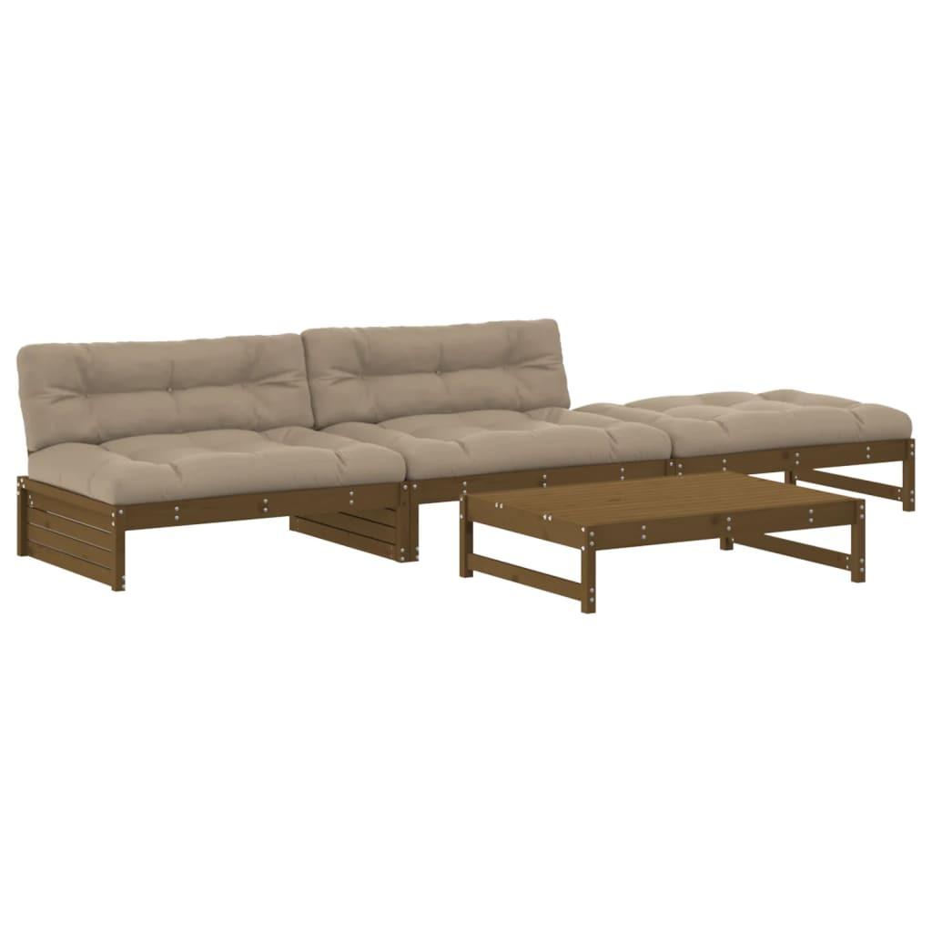 VidaXL Garten lounge set holz  